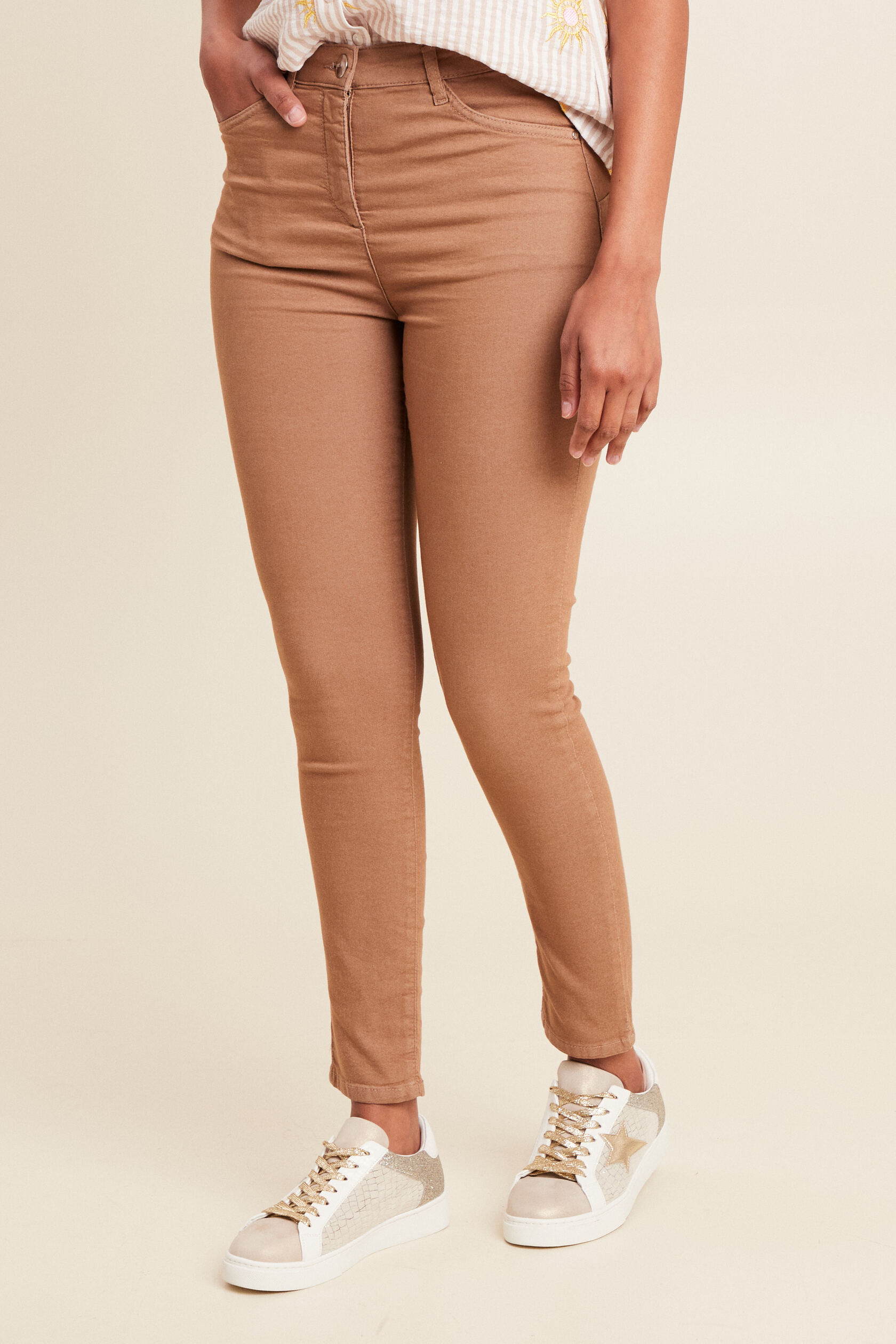 Pantalon léger taille haute 7/8ème, BREAL