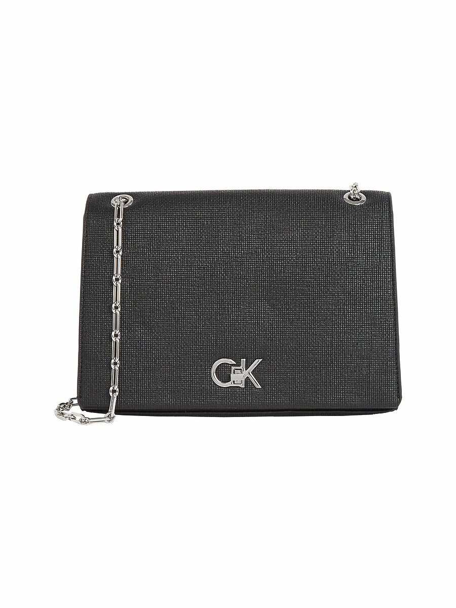 Shoulder Bag with Flap Fastening, CALVIN KLEIN