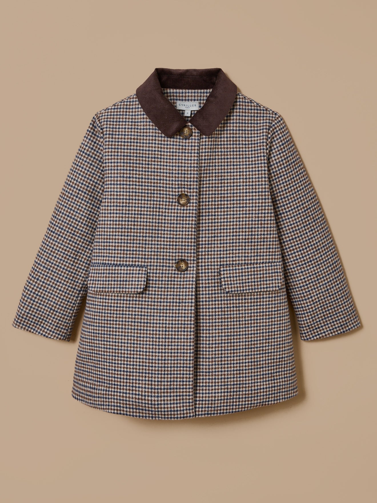 Manteau pied de poule, CYRILLUS