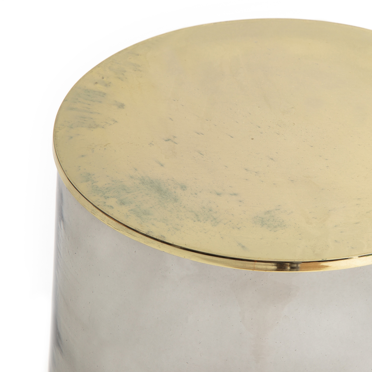 Product photograph of Conop E Glass Side Table from La Redoute UK