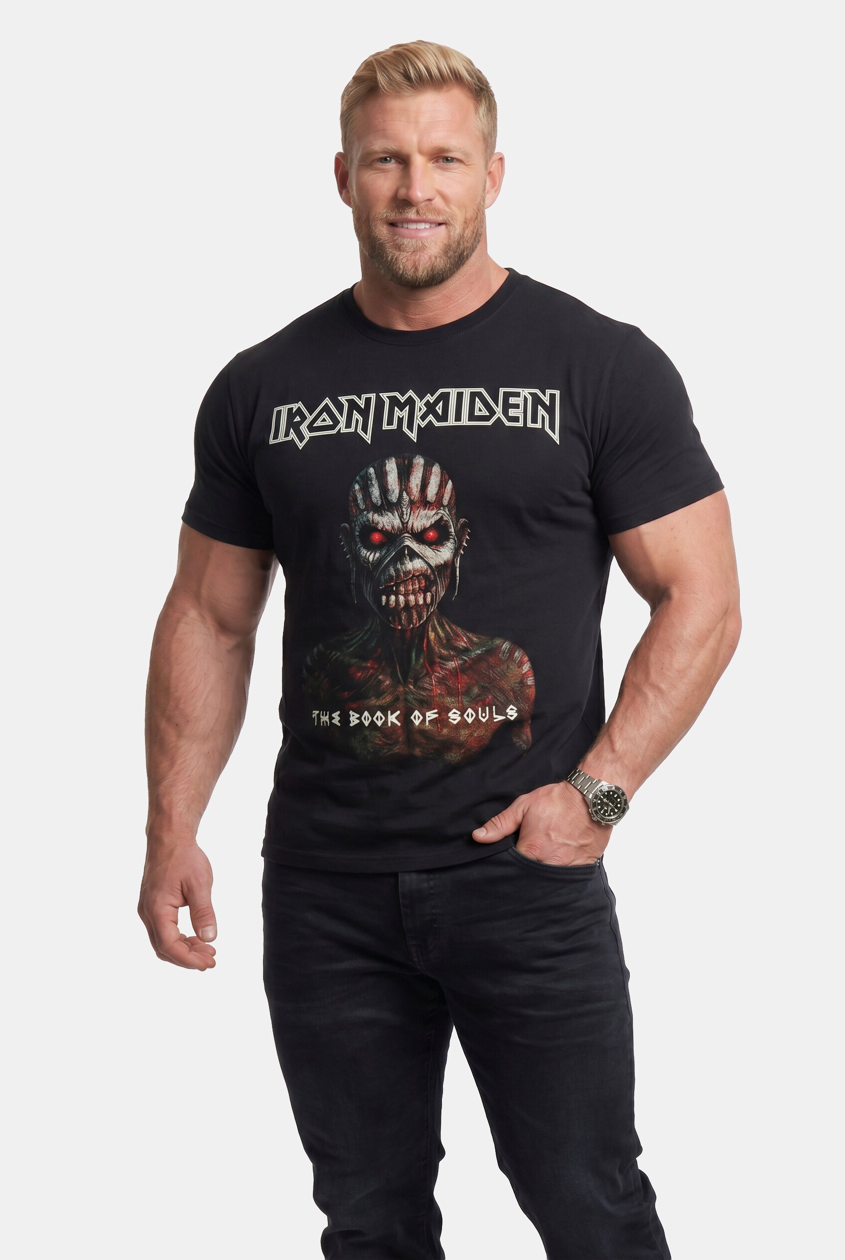 T-shirt Iron Maiden. Manches courtes, JP1880