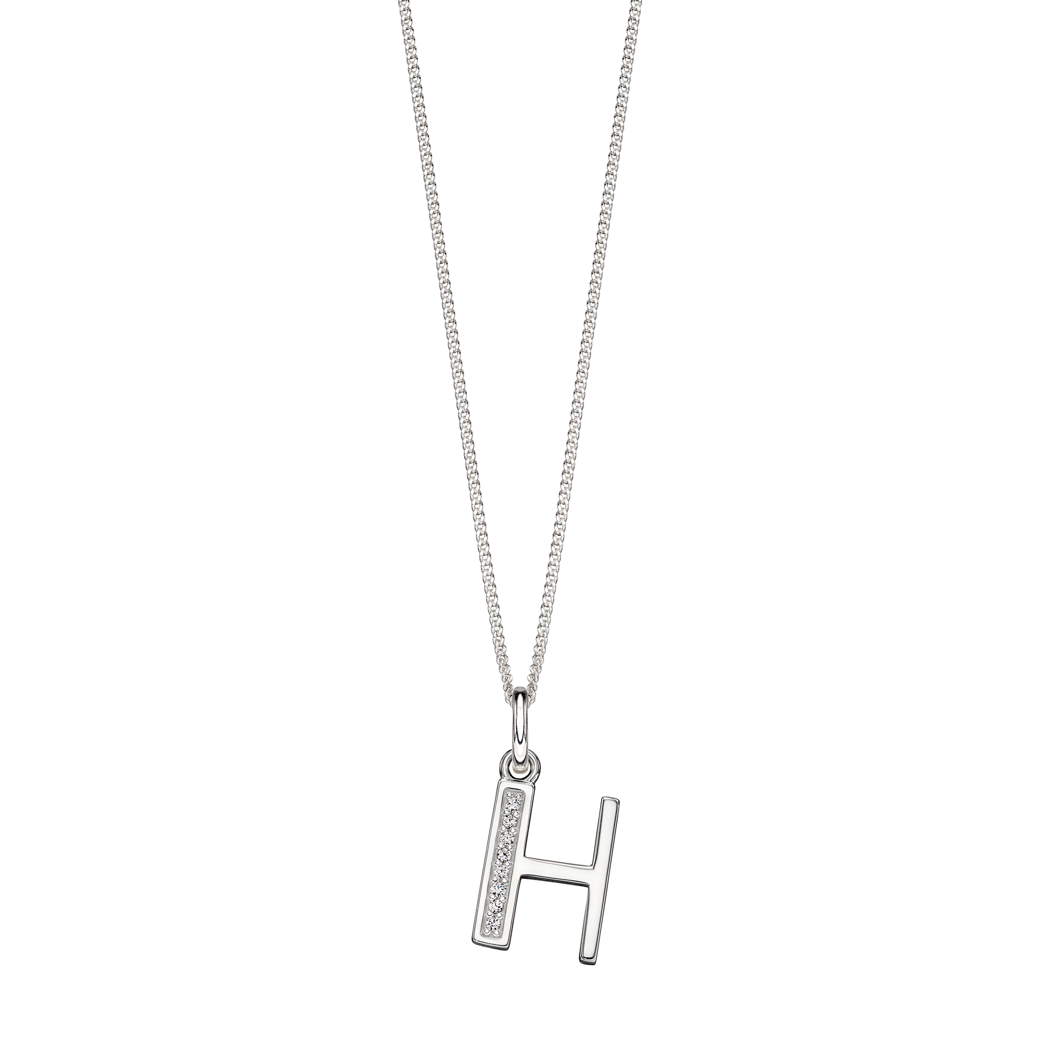 Silver h clearance pendant