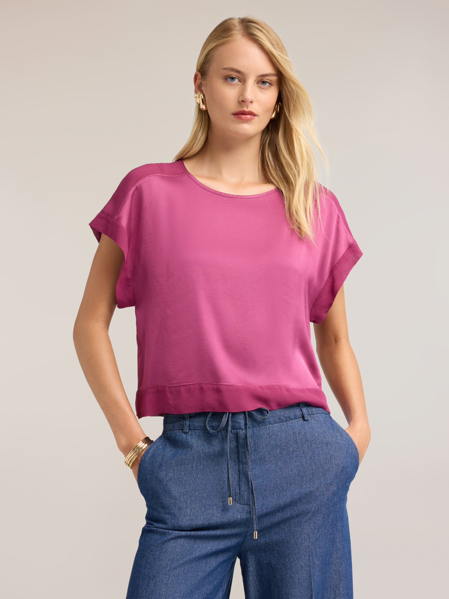 Blouse avec encolure bateau, MOTIVI