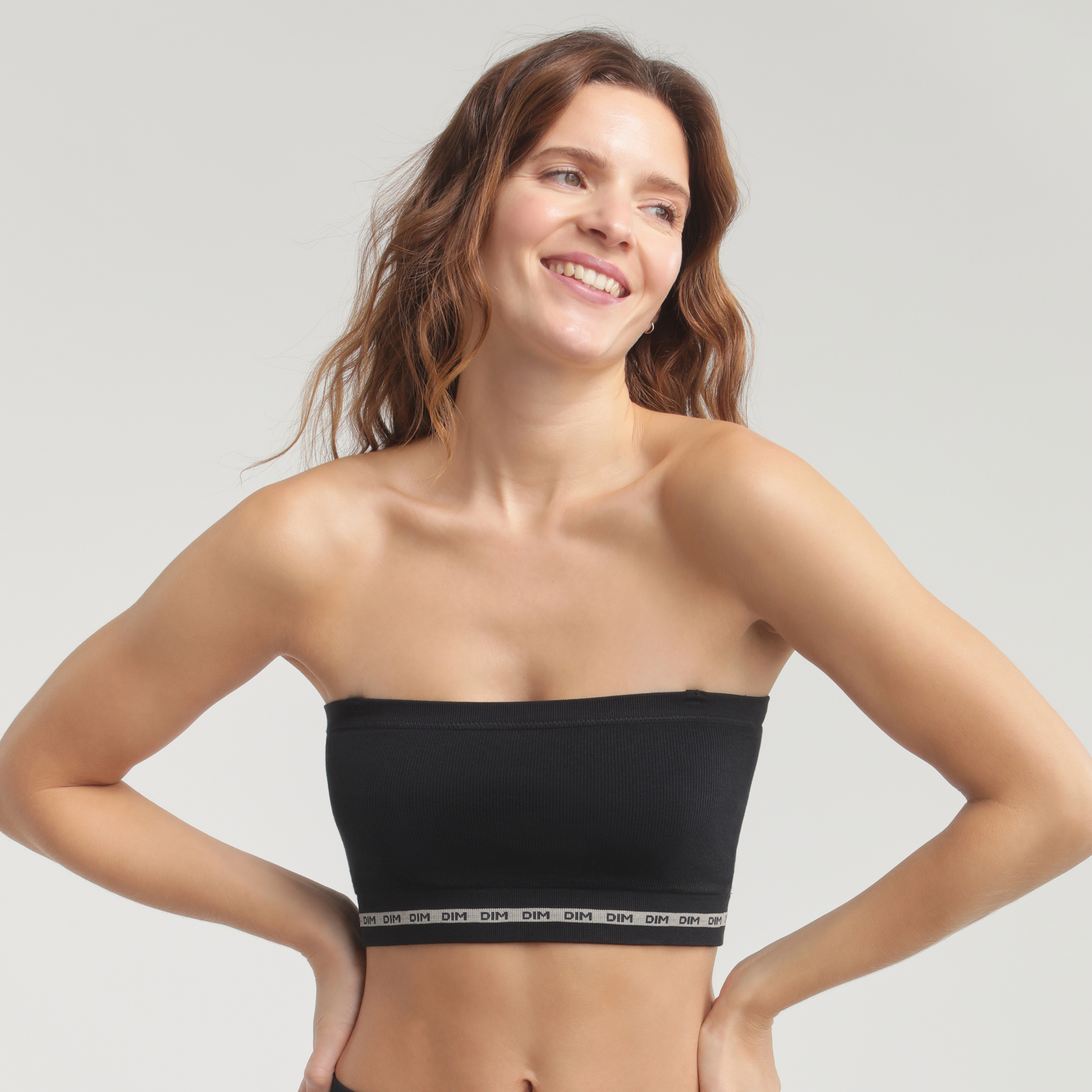 Soutien-gorge bandeau microfibre Icons Seamless, DIM