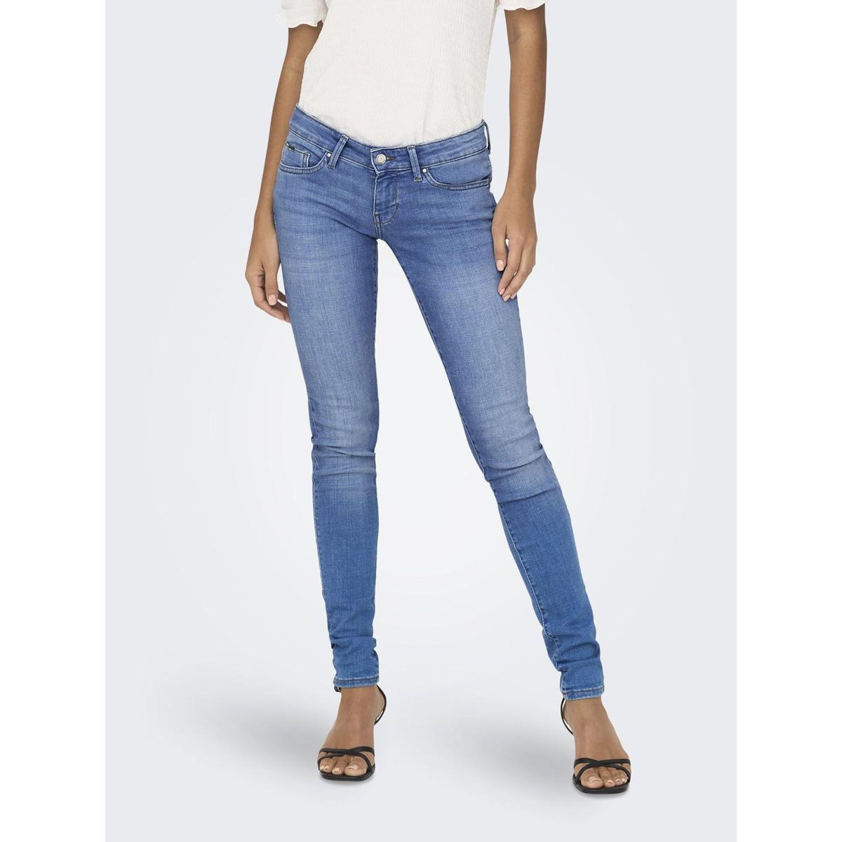 Jean taille basse coupe best sale droite femme