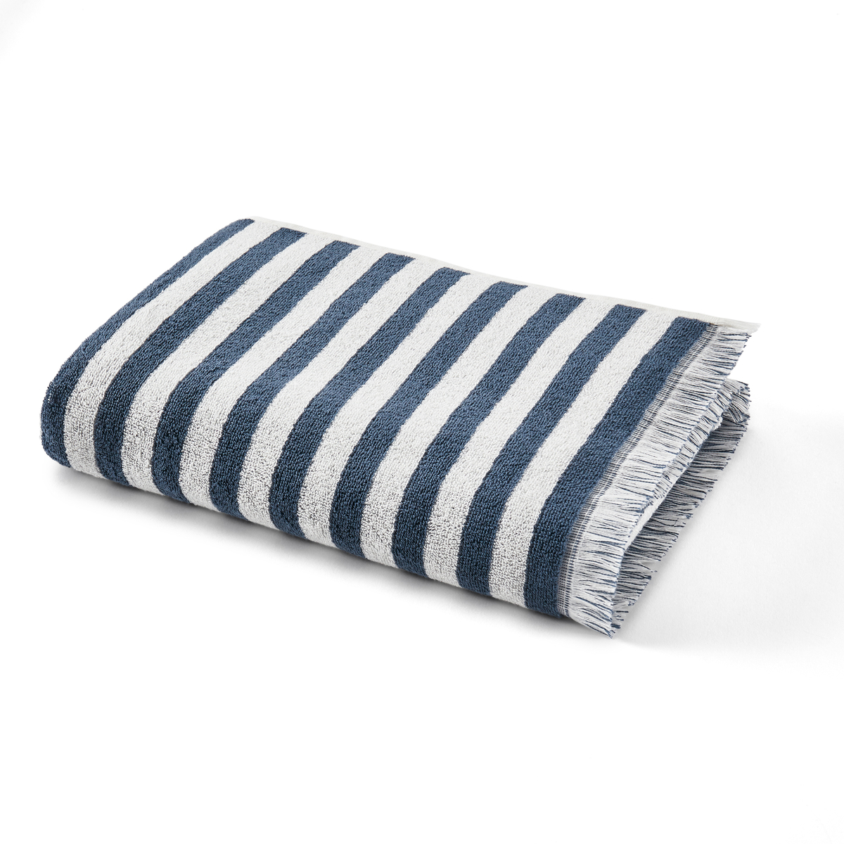Product photograph of Malia Striped Terry Towel from La Redoute UK
