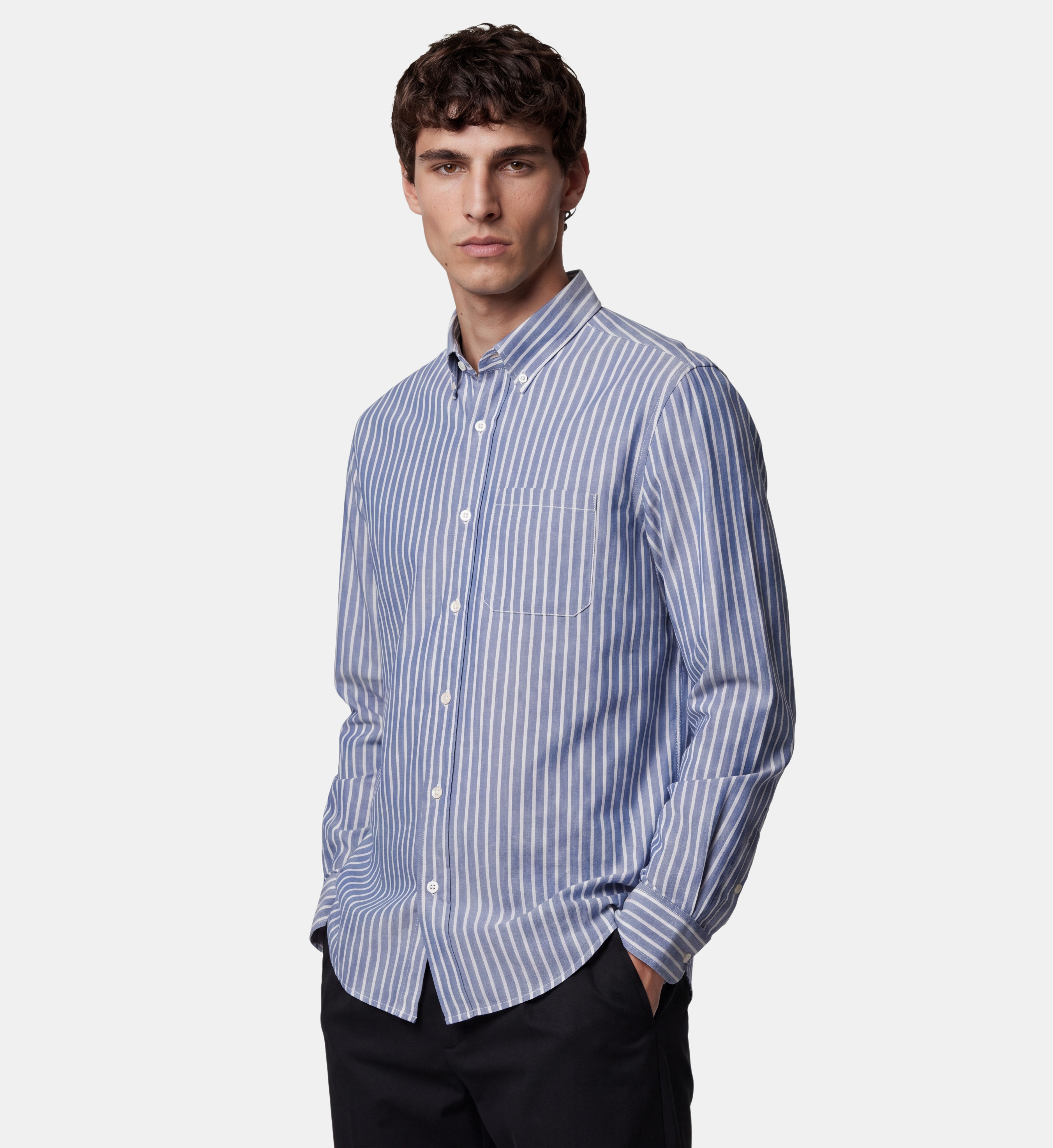 Chemise droite tirstri 2 coton, GALERIES LAFAYETTE