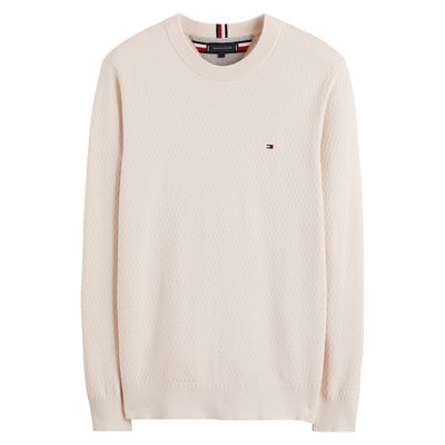 Pull col rond structuré TOMMY HILFIGER