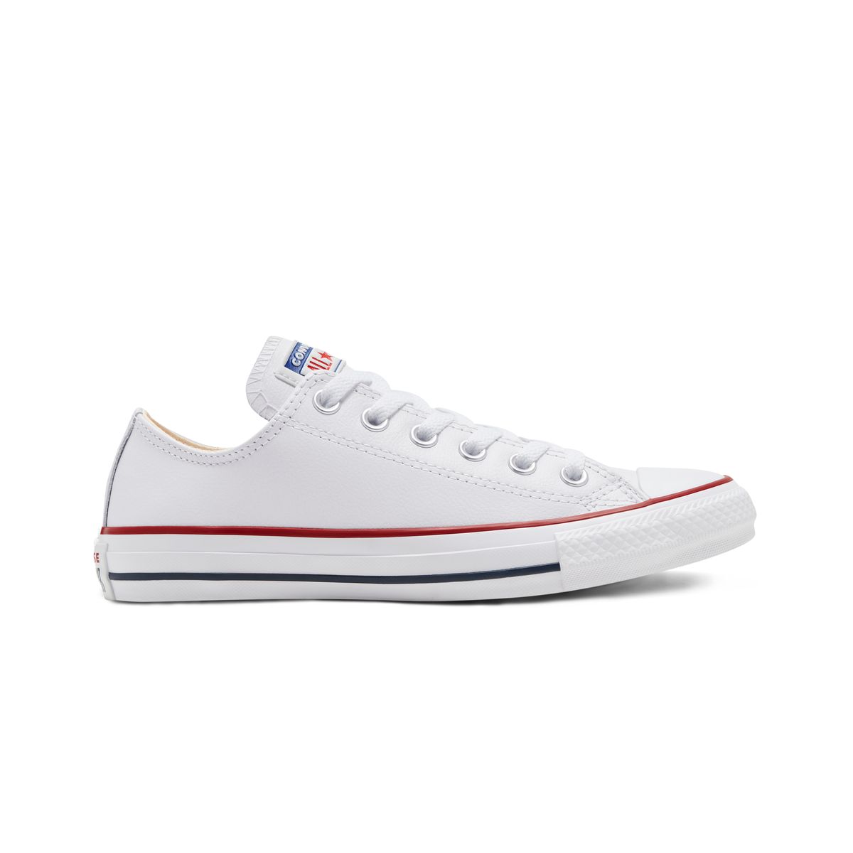 Converse cuir store blanc homme