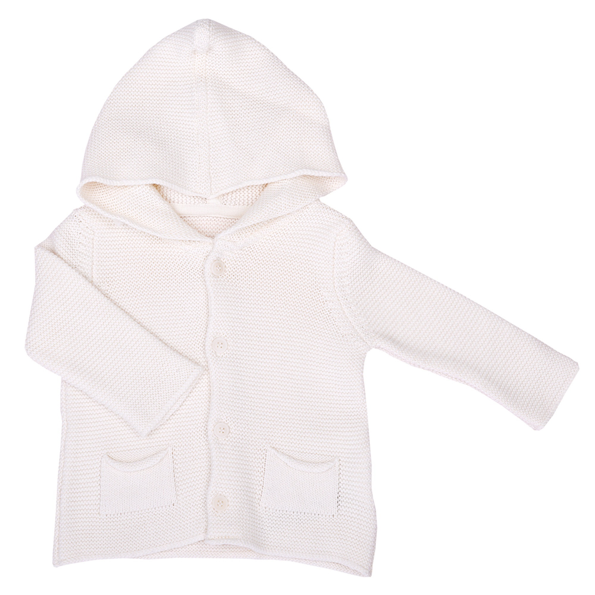 Cardigan capuche coton bio gots, KITIKATE