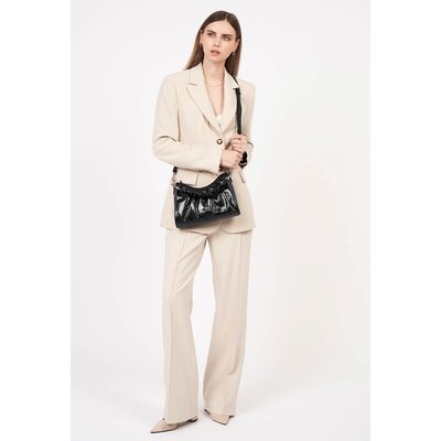 Rétro Chouchou Baguette Bag in Leather with Scrunchie Strap LANCASTER
