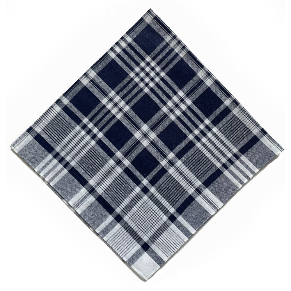 Lot de 12 mouchoirs Homme travail 50x50  100% coton, DECORATIE