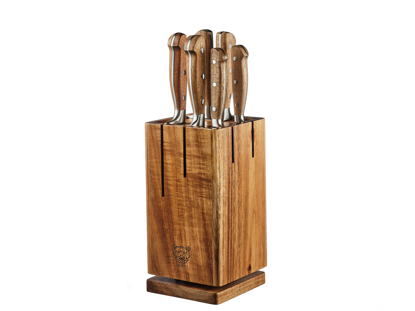 Lot de 7 couteaux de cuisine en inox, NUDE, BJORN