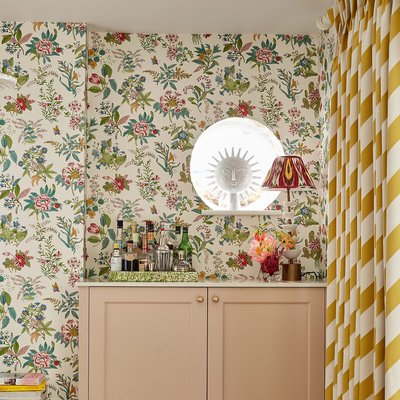 Woodland Floral Peridot/Ruby/Pearl Wallpaper HARLEQUIN X SOPHIE ROBINSON