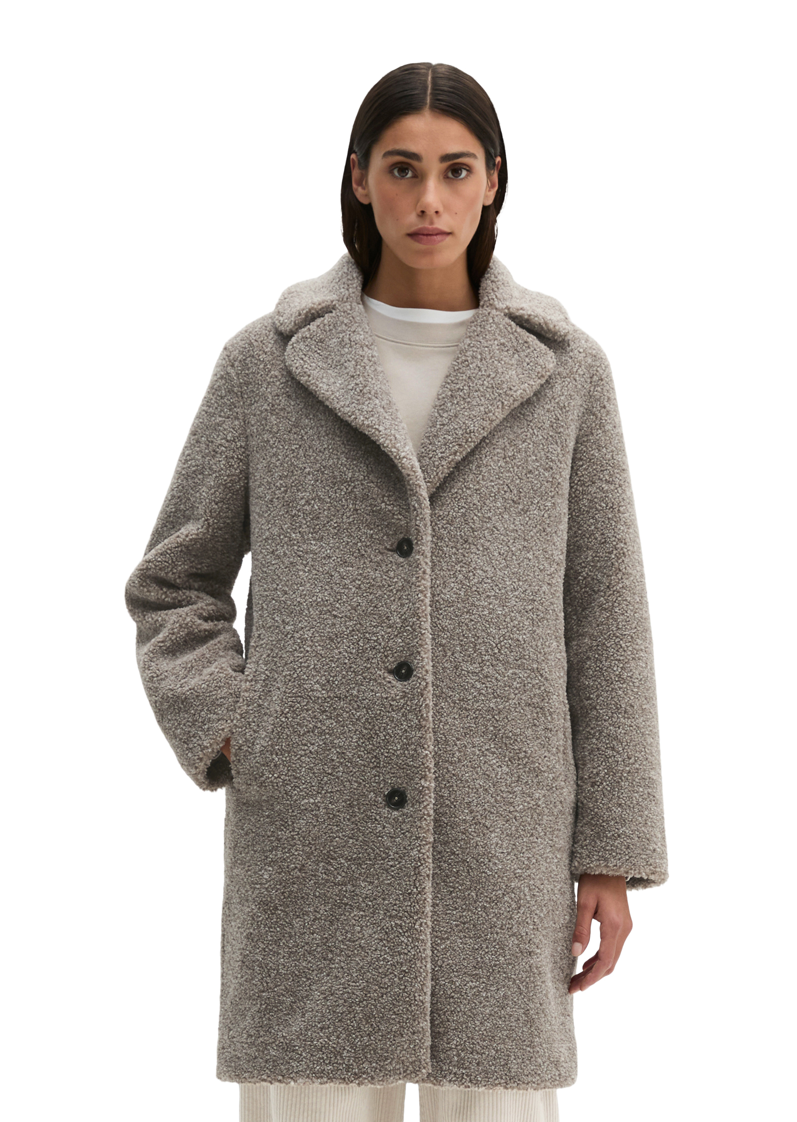 Veste en peluche coupe classique en peluche Curly toute douce, MARC O'POLO