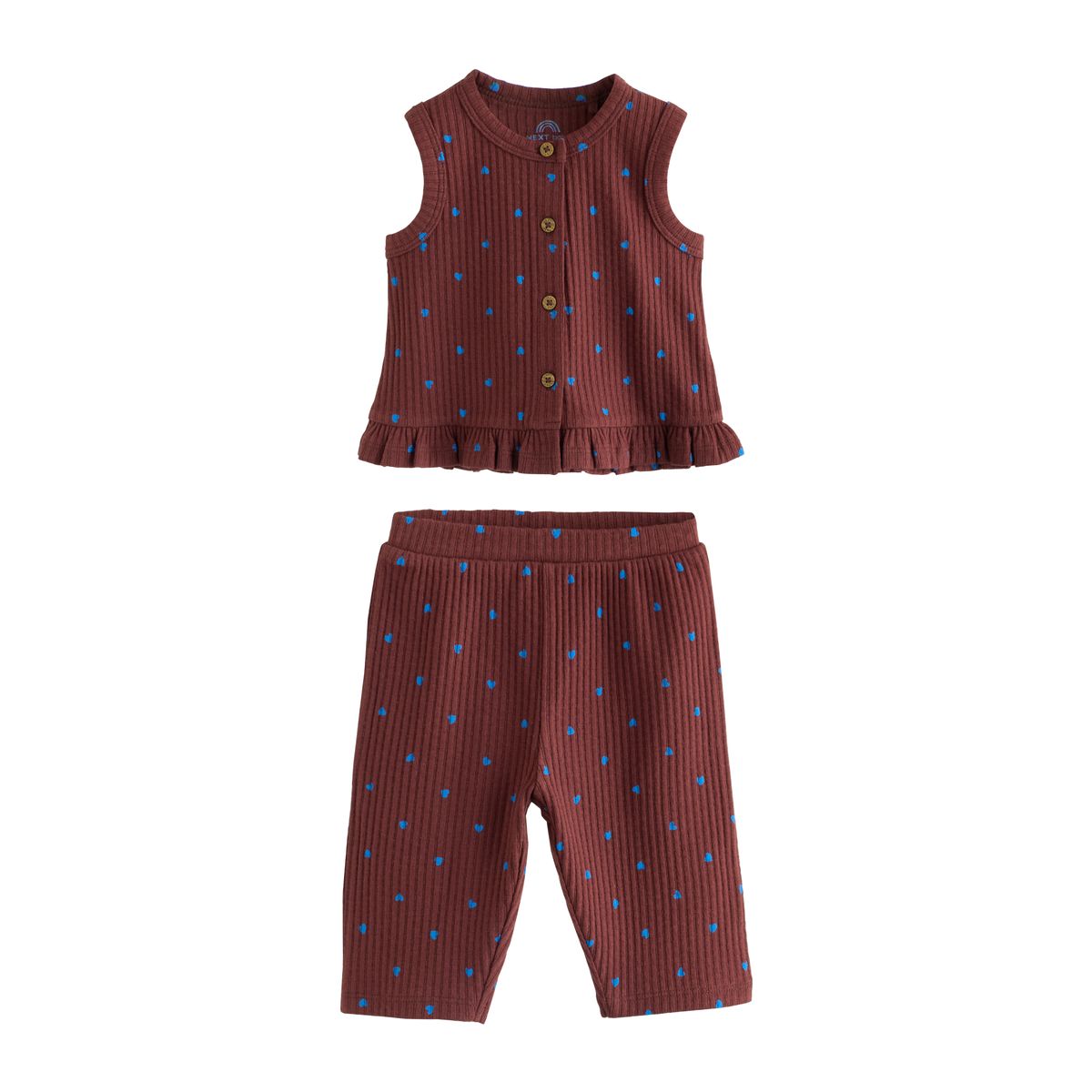 Haut côtelé et pantalon large bébé, 2 pièces, NEXT