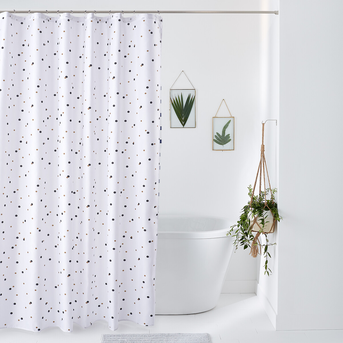 Product photograph of Perfect Day Shower Curtain from La Redoute UK