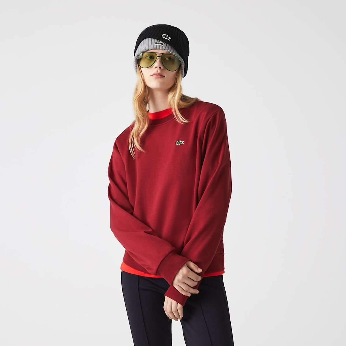 Womens deals lacoste sweatshirts