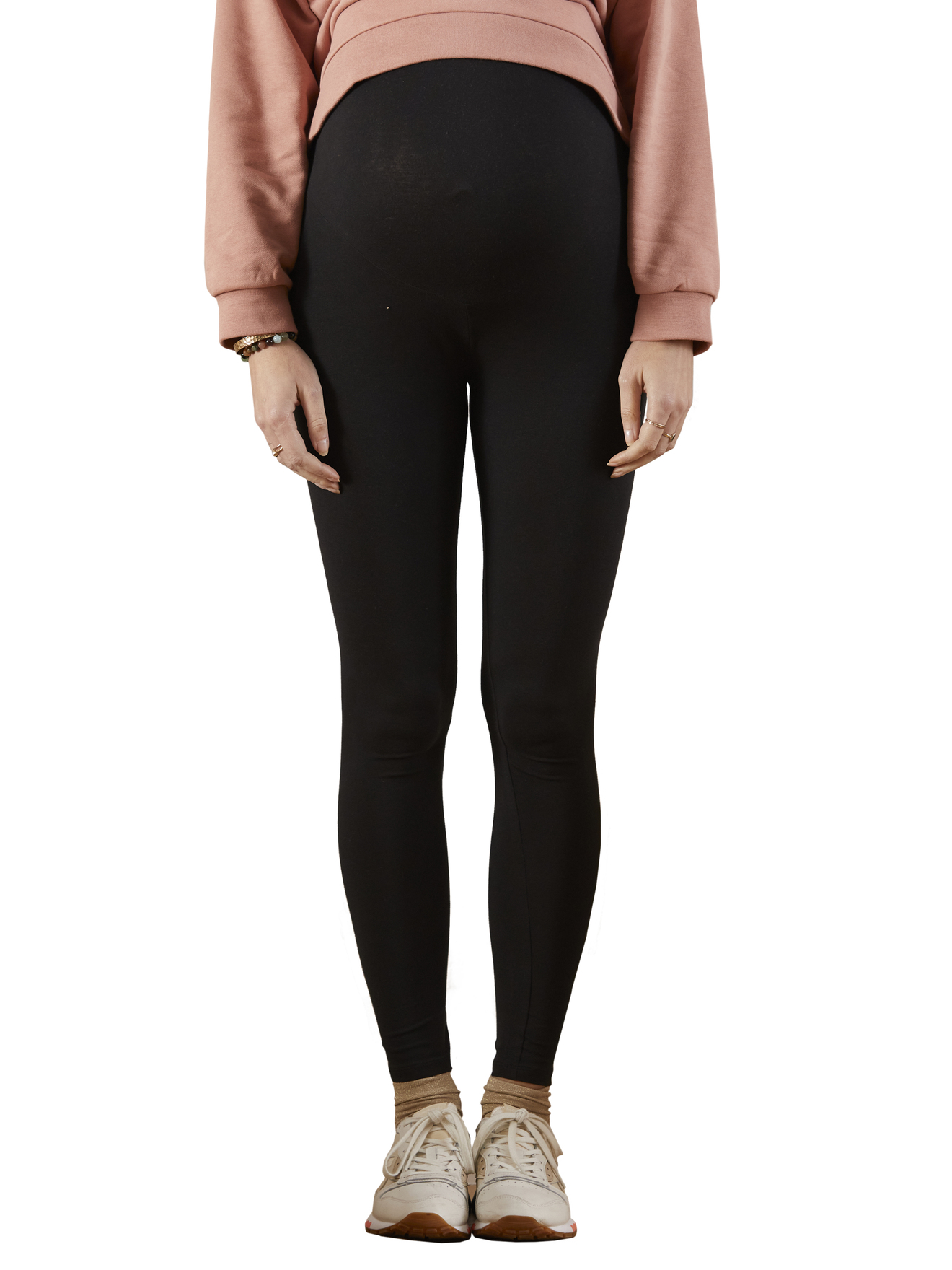 Lot de 2 leggings de grossesse en maille stretch, VERTBAUDET