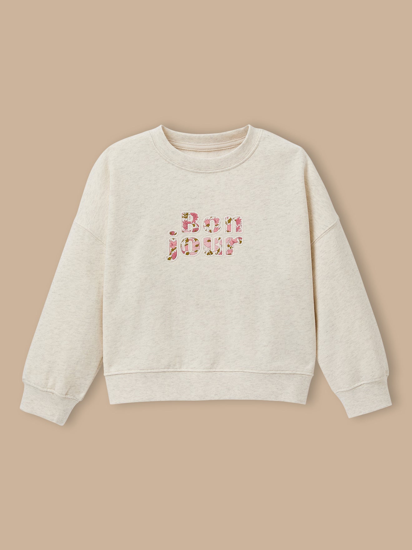 Sweat  à message - coton biologique, CYRILLUS
