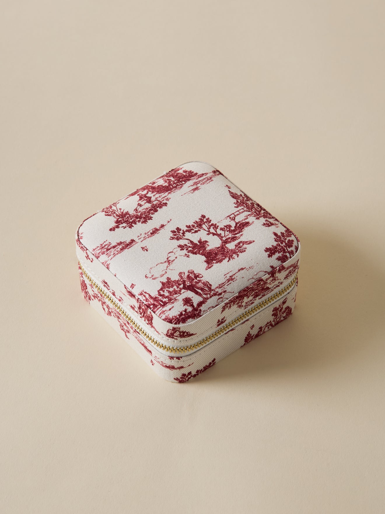 Boîte à bijoux esprit toile de Jouy, CYRILLUS