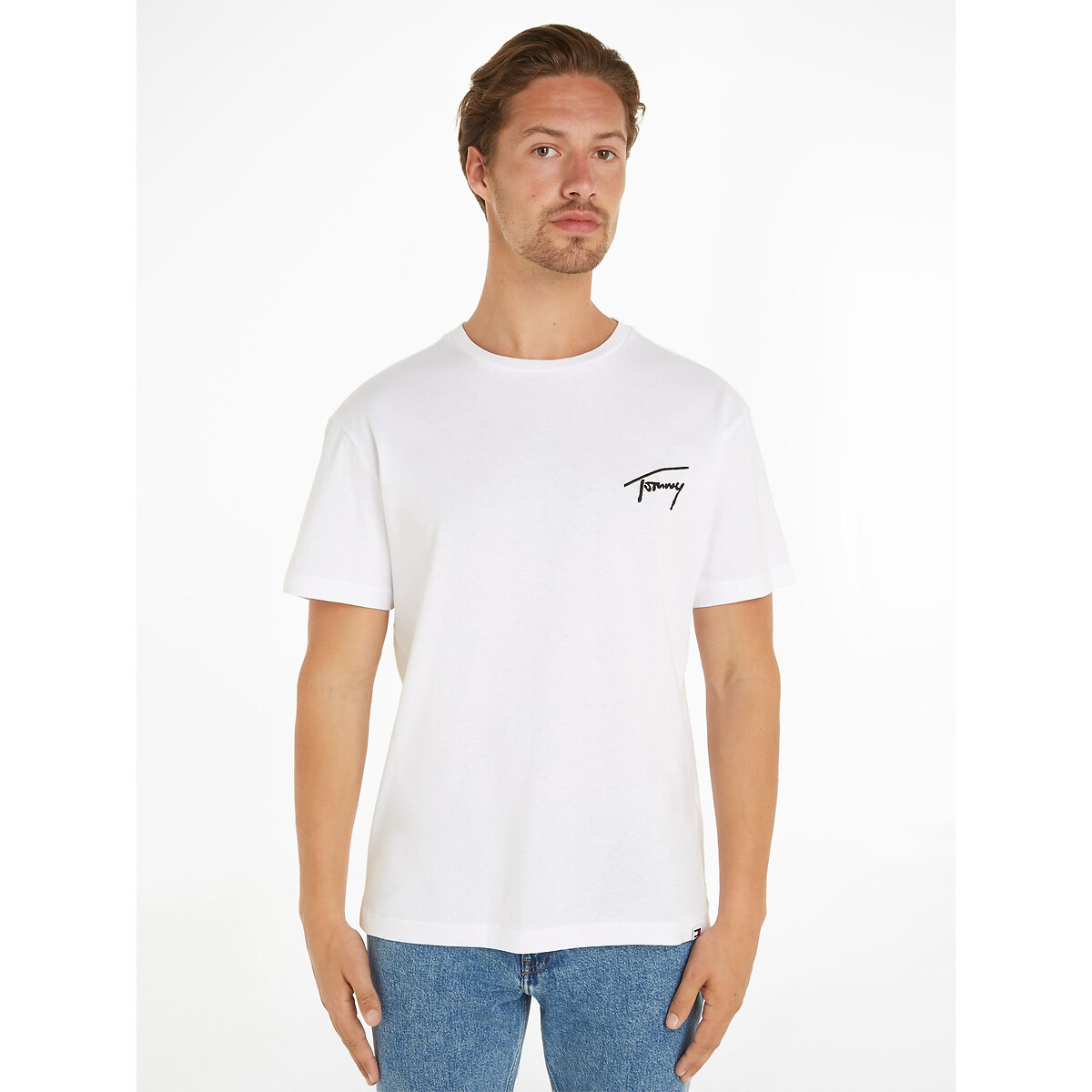 Tee shirt tommy jeans top blanc