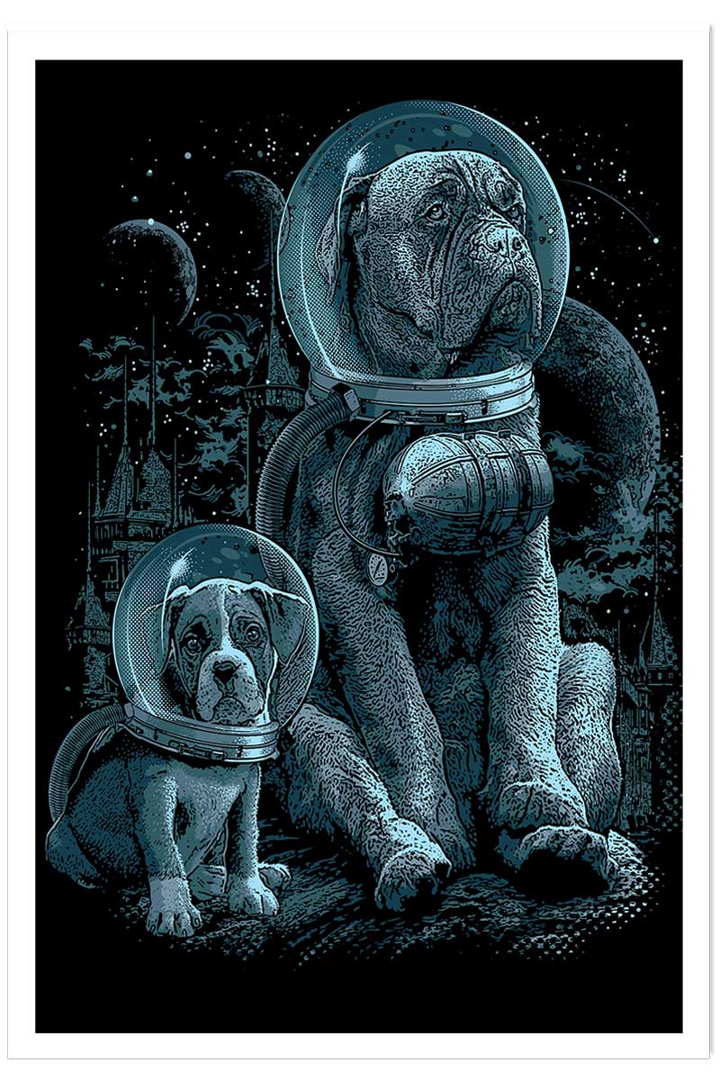 Affiche enfant la maison nous manquait, HEXOA