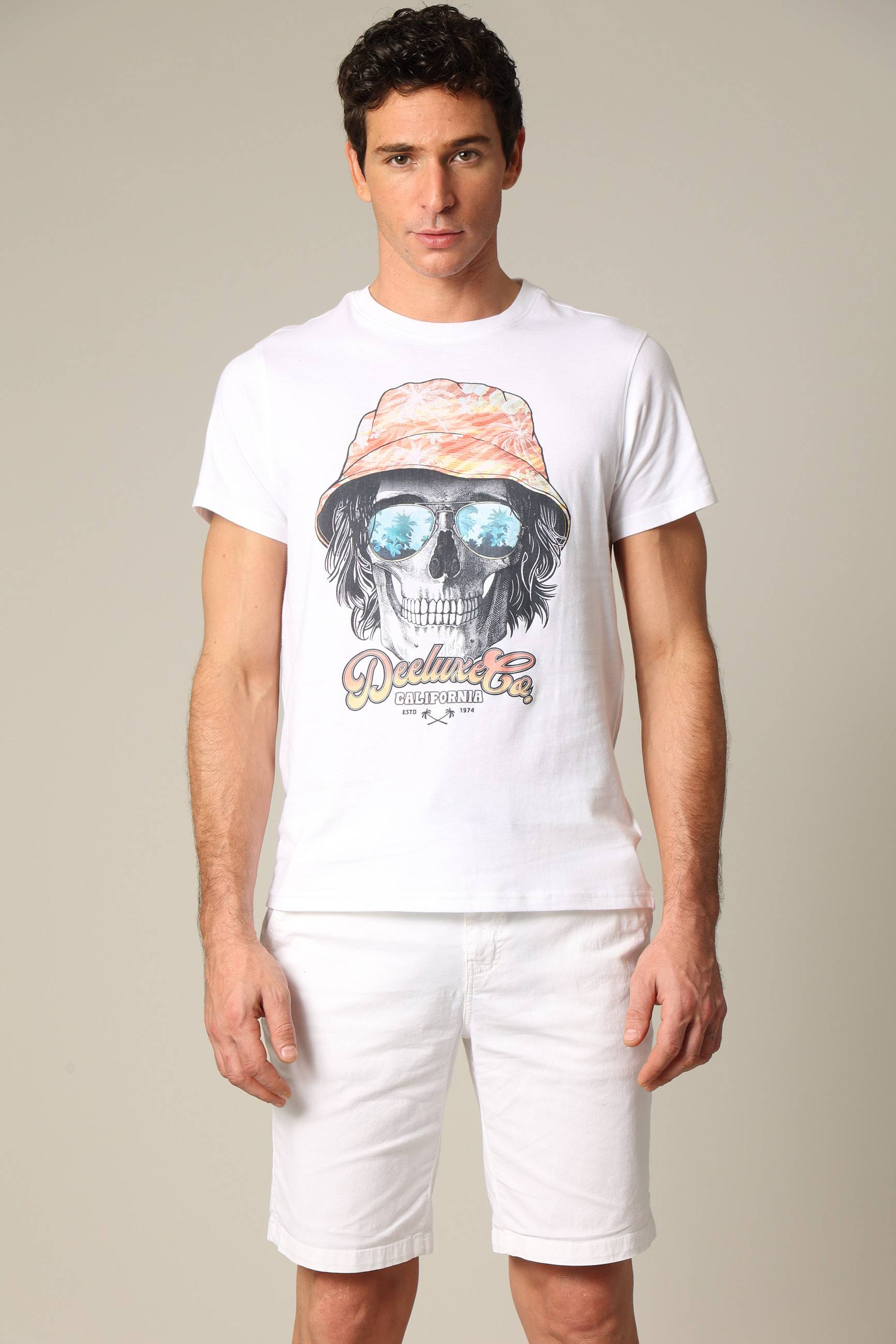 T-shirt coton élégant et décontracté pour l'été DEACON, DEELUXE