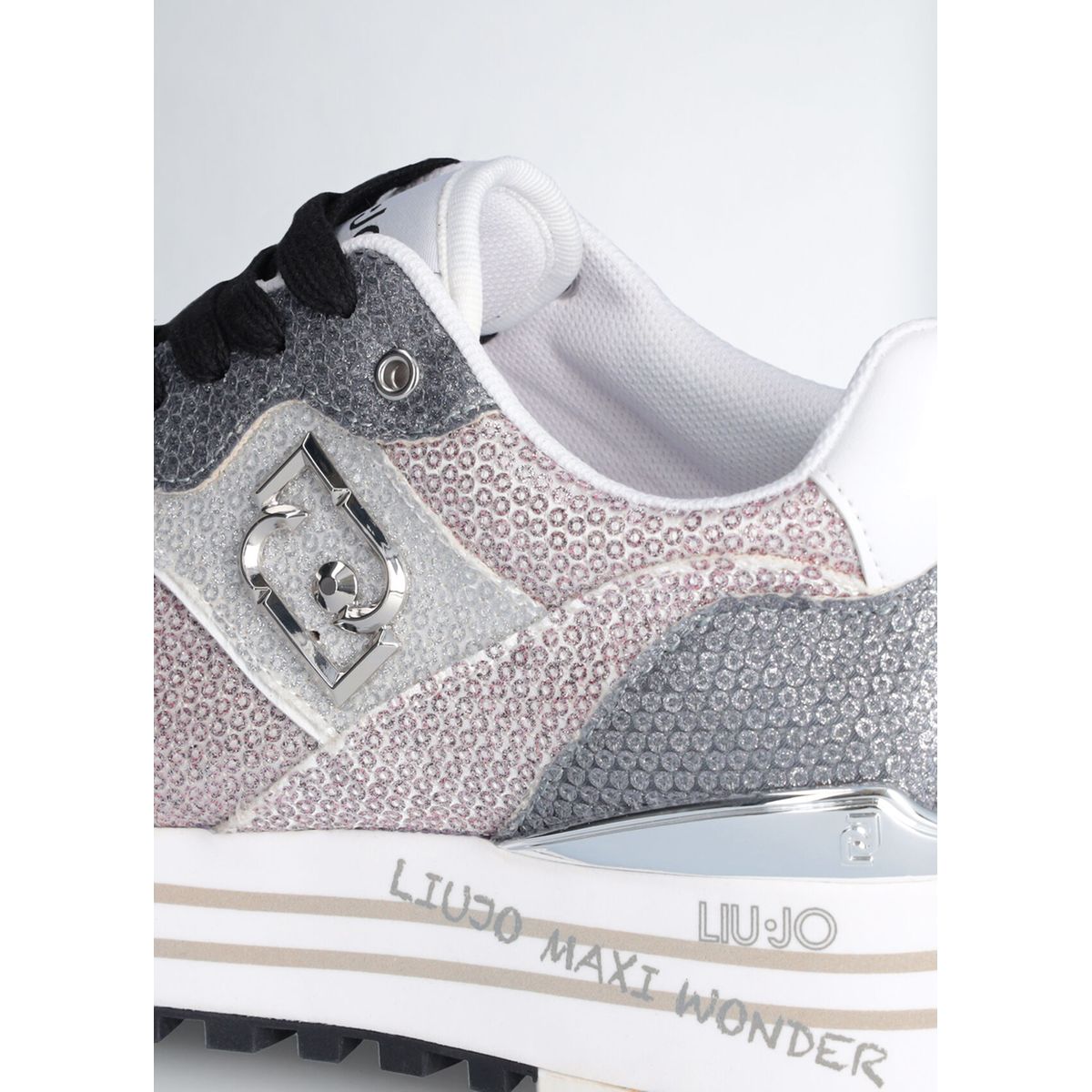 Sneakers plateforme avec paillettes glitter Liu Jo La Redoute