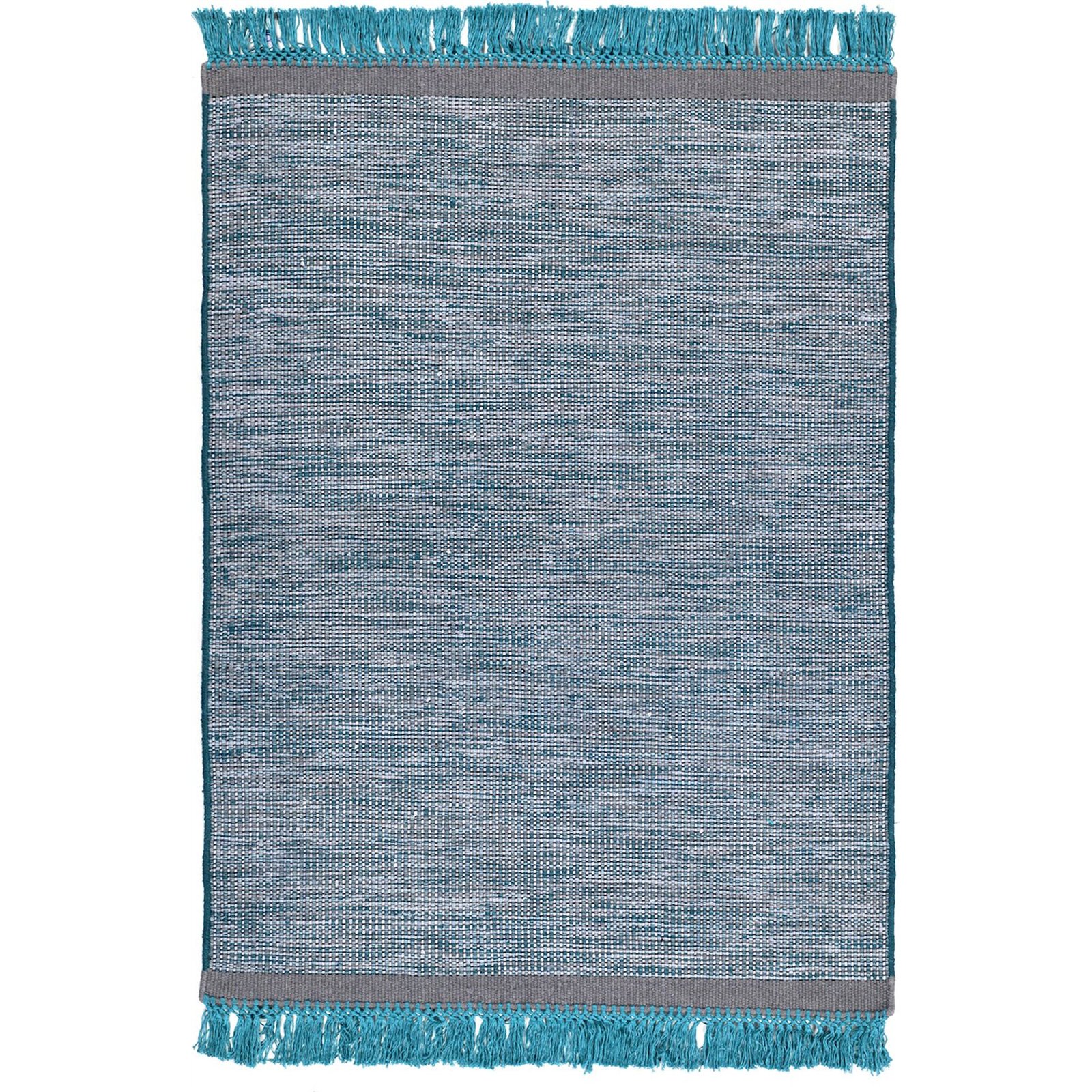 Tapis frangé rectangulaire en laine nomad, ARTE ESPINA