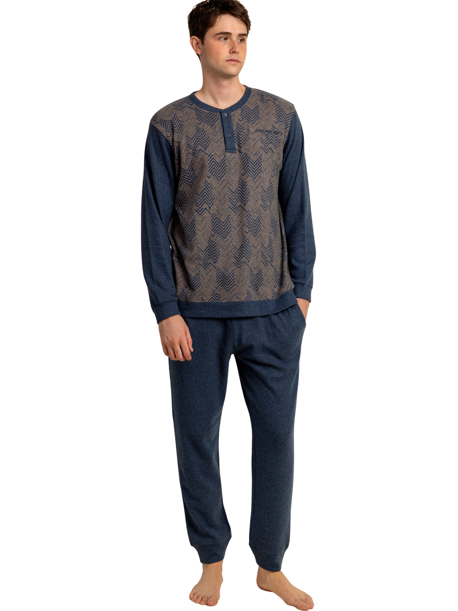 Pyjama pantalon polo manches longues Dapper Antonio Miro, ADMAS