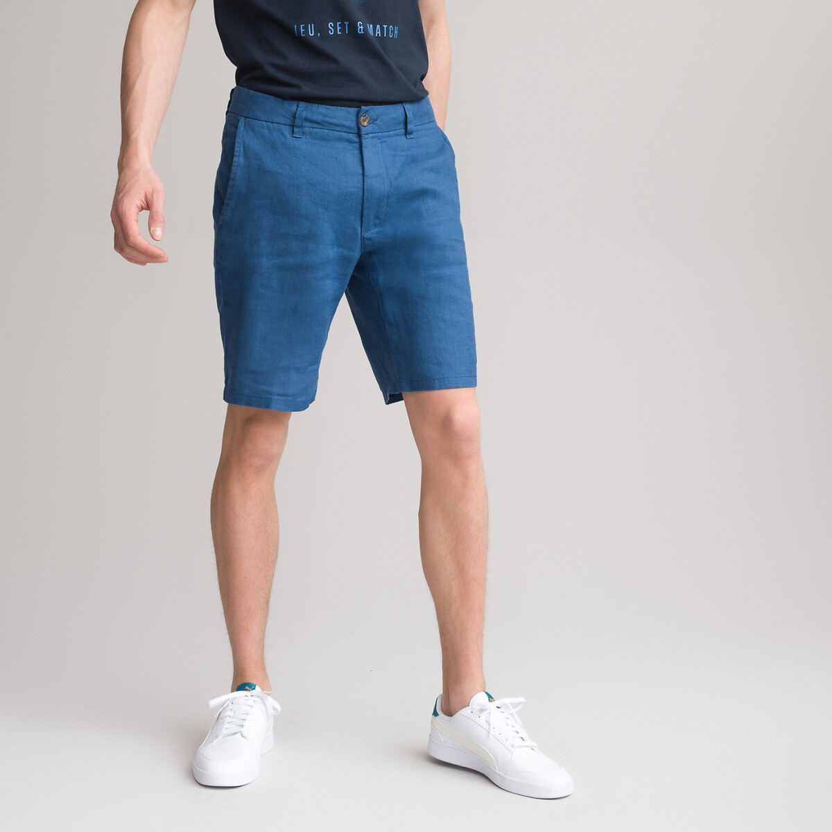 Set t-shirt La Redoute Vêtements Pantalons & Jeans Pantalons courts Shorts short en coton BIO 