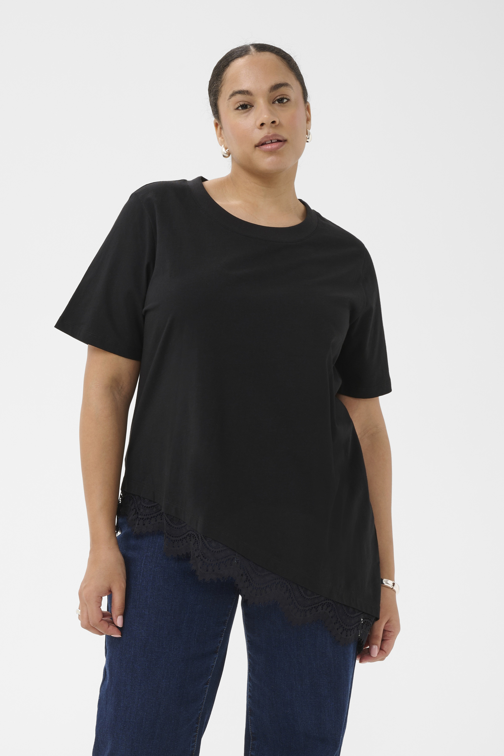 T-shirt à manches courtes, KAFFE CURVE