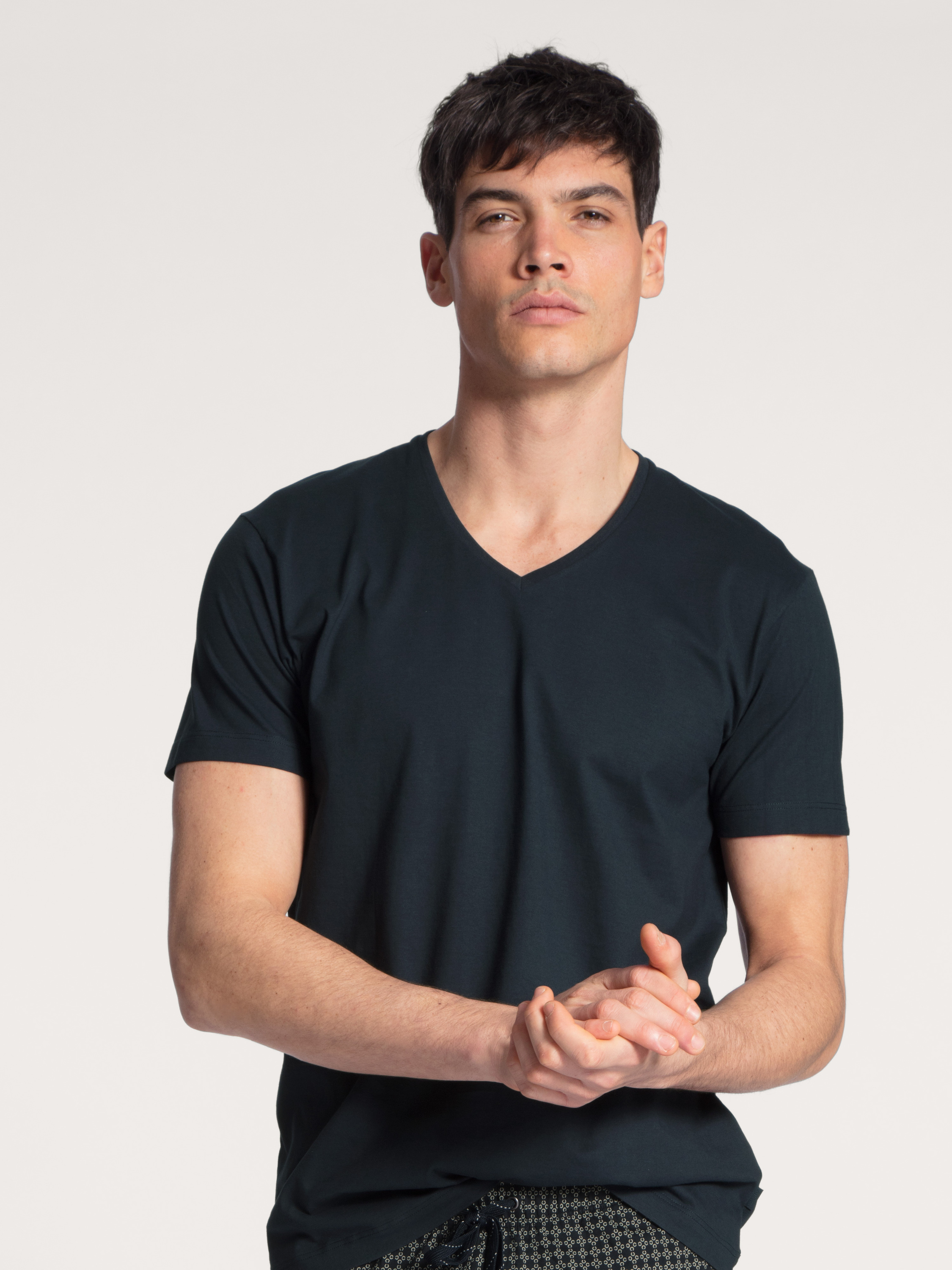 T-Shirt à manches courtes manches courtes Coton REMIX BASIC SLEEP, CALIDA