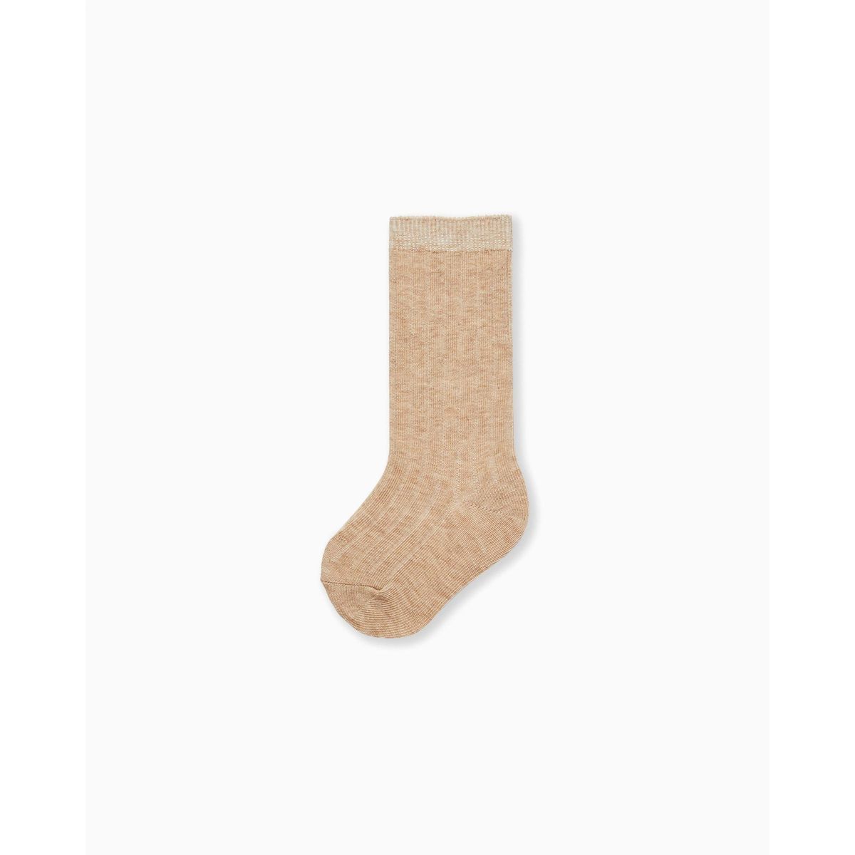 Chaussettes hautes pour b b fille no l beige Zippy La Redoute