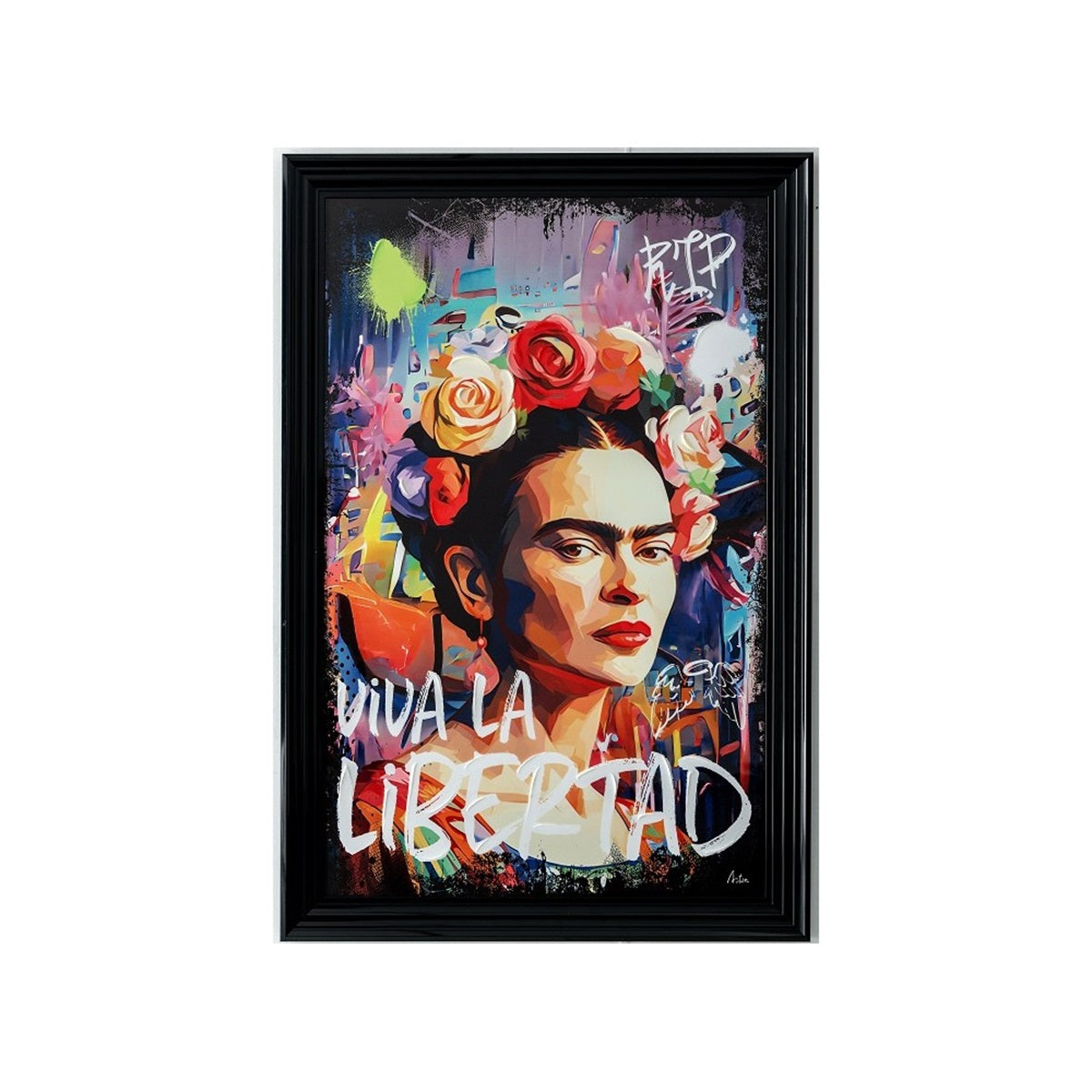Tableau cadre en bois FRIDA, NOVATREND