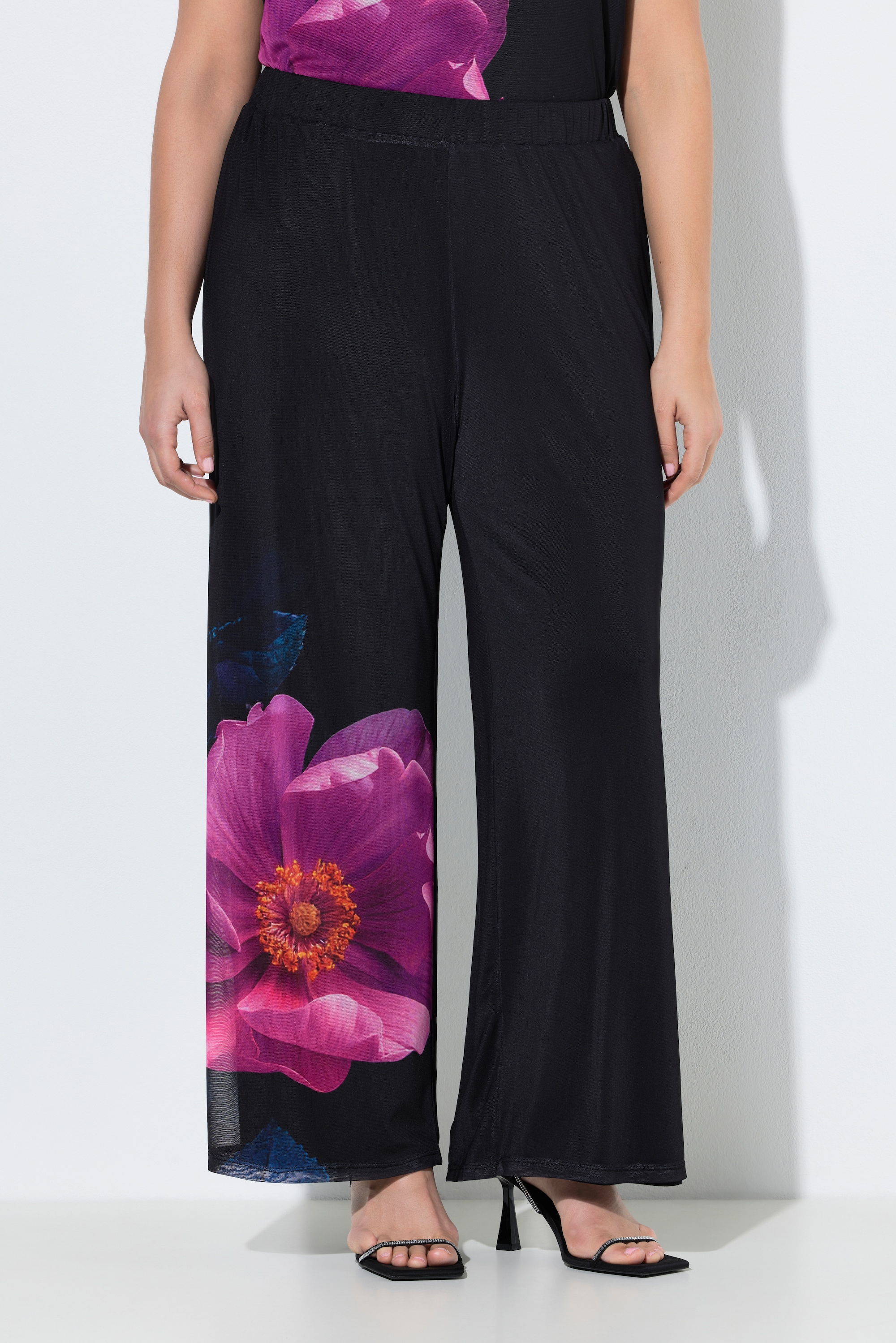 Pantalon en mousseline doublée, ULLA POPKEN