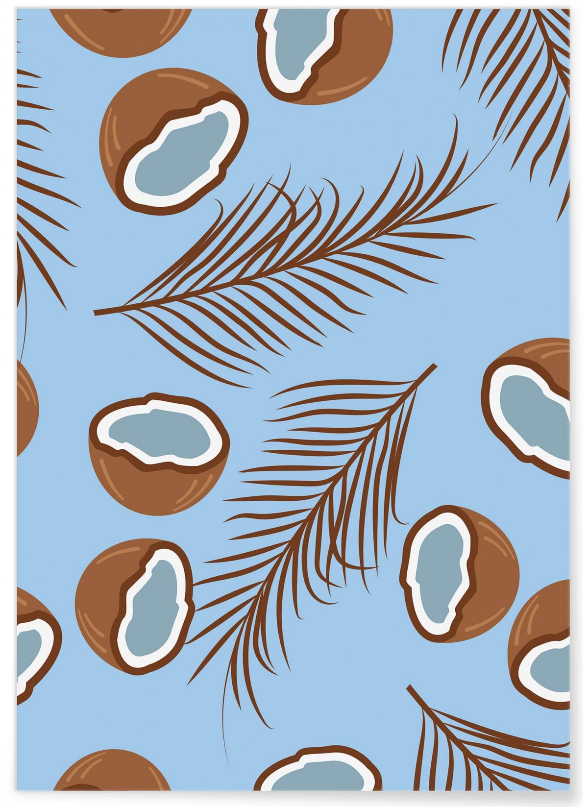 Affiche Noix de coco, L'AFFICHERIE