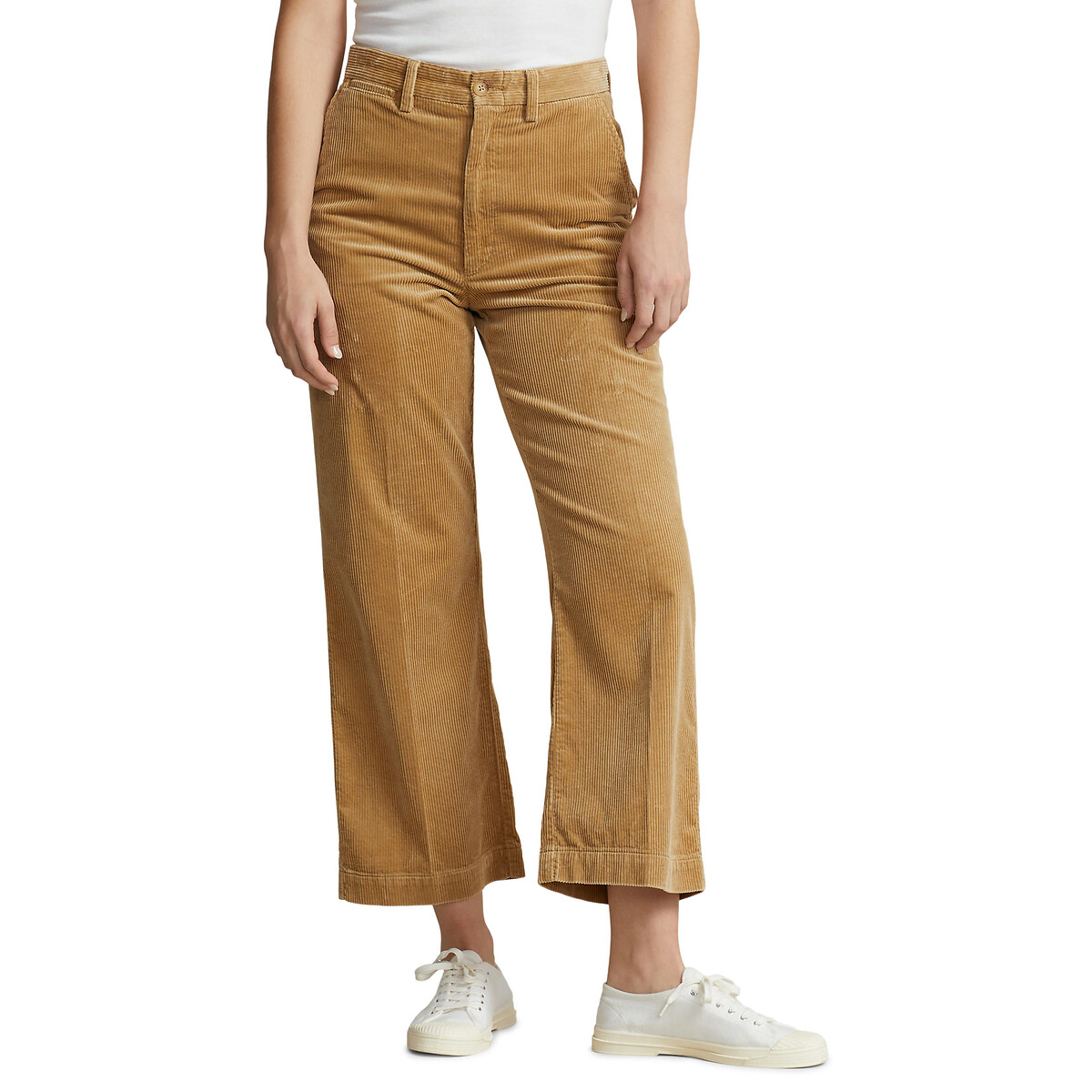 Image of Corduroy Wide Leg Trousers