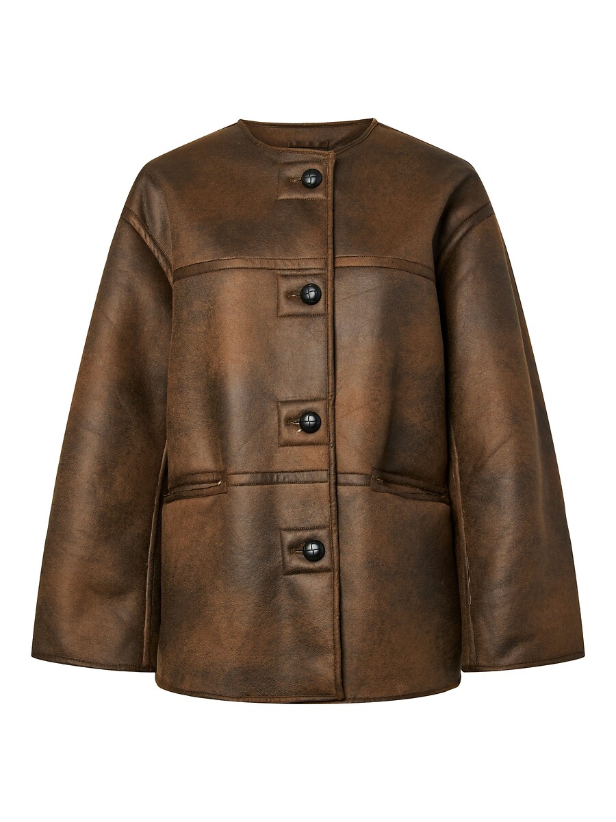 Manteau réversible en sherpa, PIECES