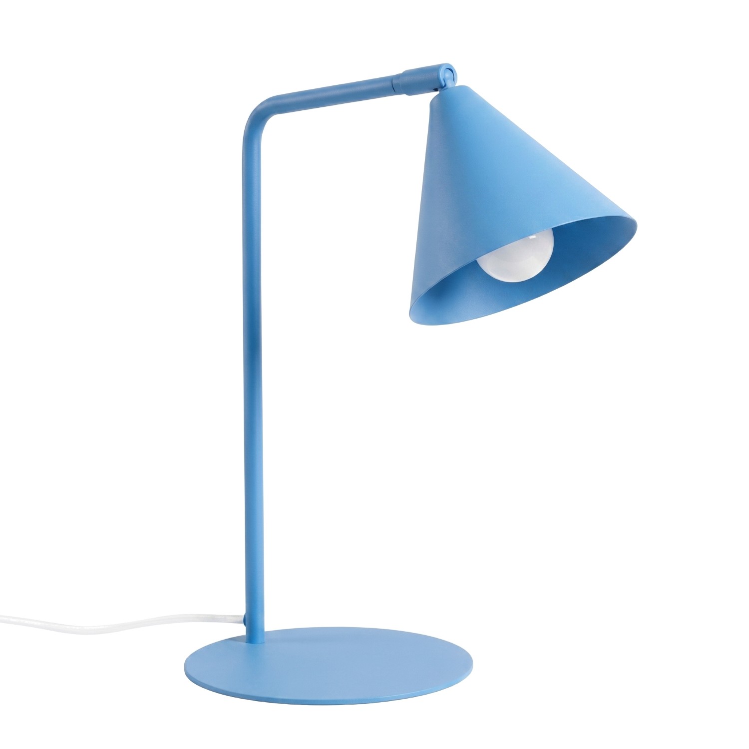 Lampe de bureau Acier Bleu E14 1 Nox, EDEN