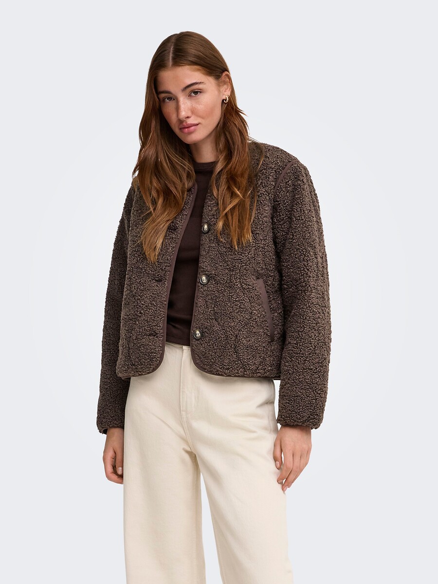 Veste en sherpa, ONLY