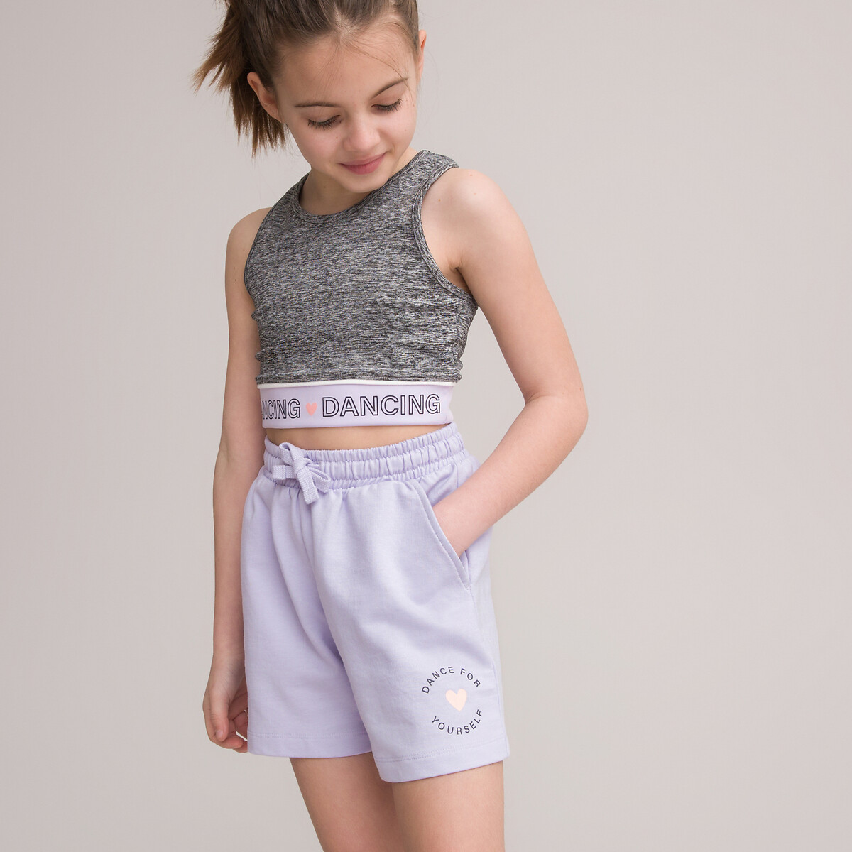 Sports shorts in organic cotton mix, 3 