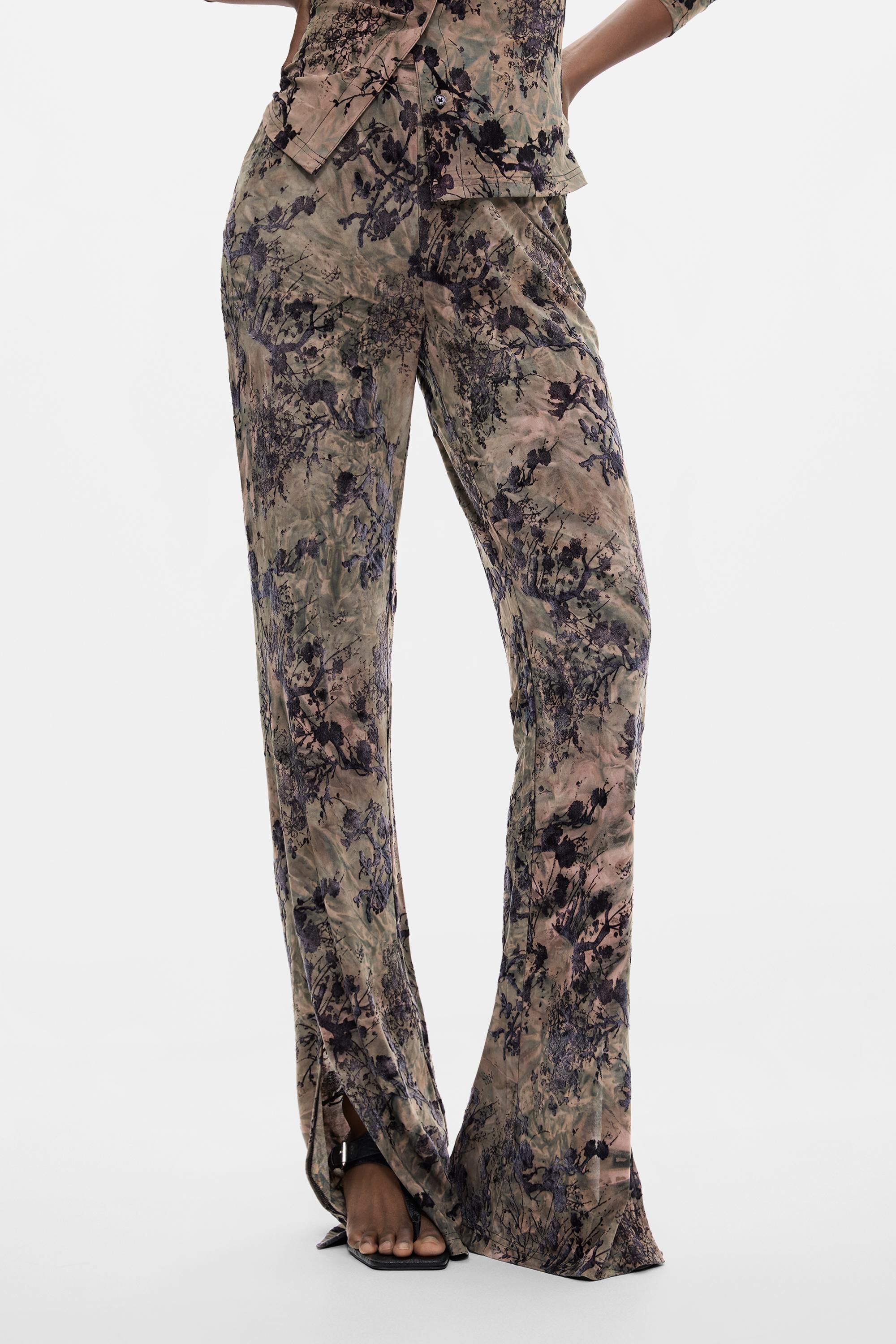 Pantalon long floqué, DESIGUAL
