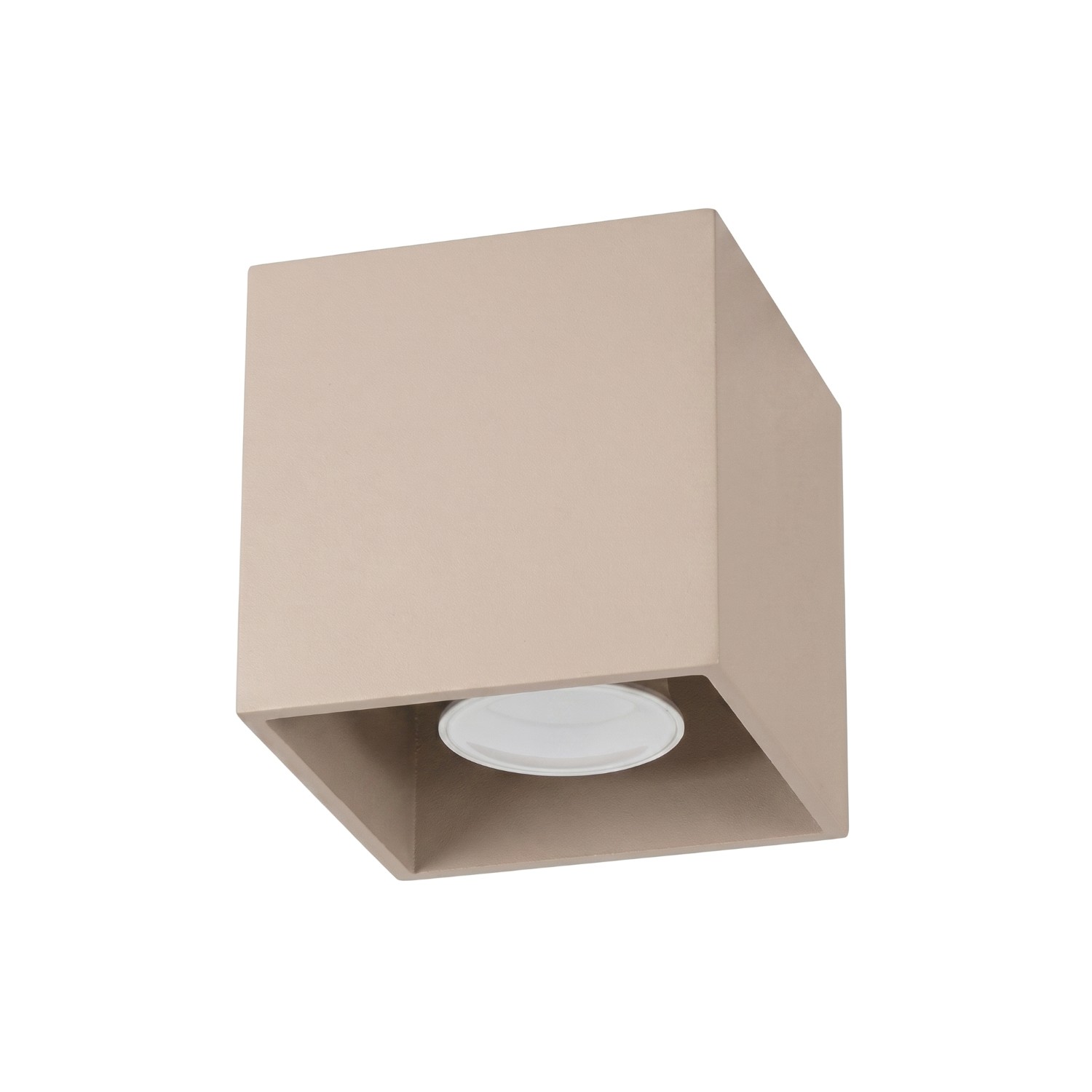 Plafonnier Aluminium Taupe GU10 1 Quad, EDEN