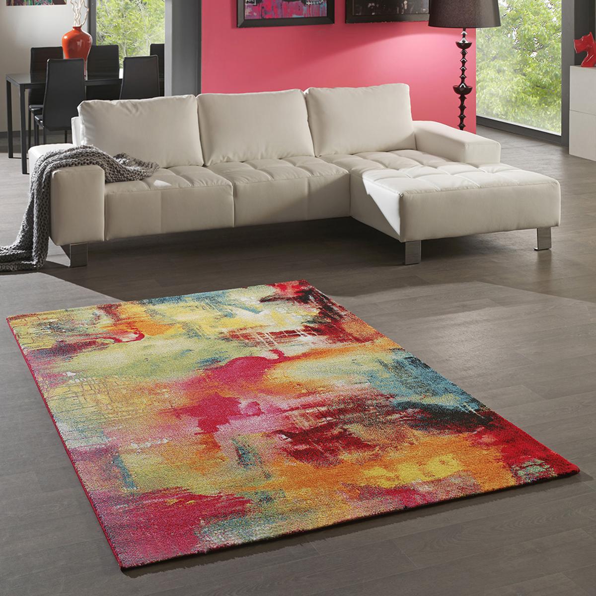 Tapis salon et chambre tissé motif géométrique LYN8 BELO 4, UN AMOUR DE TAPIS