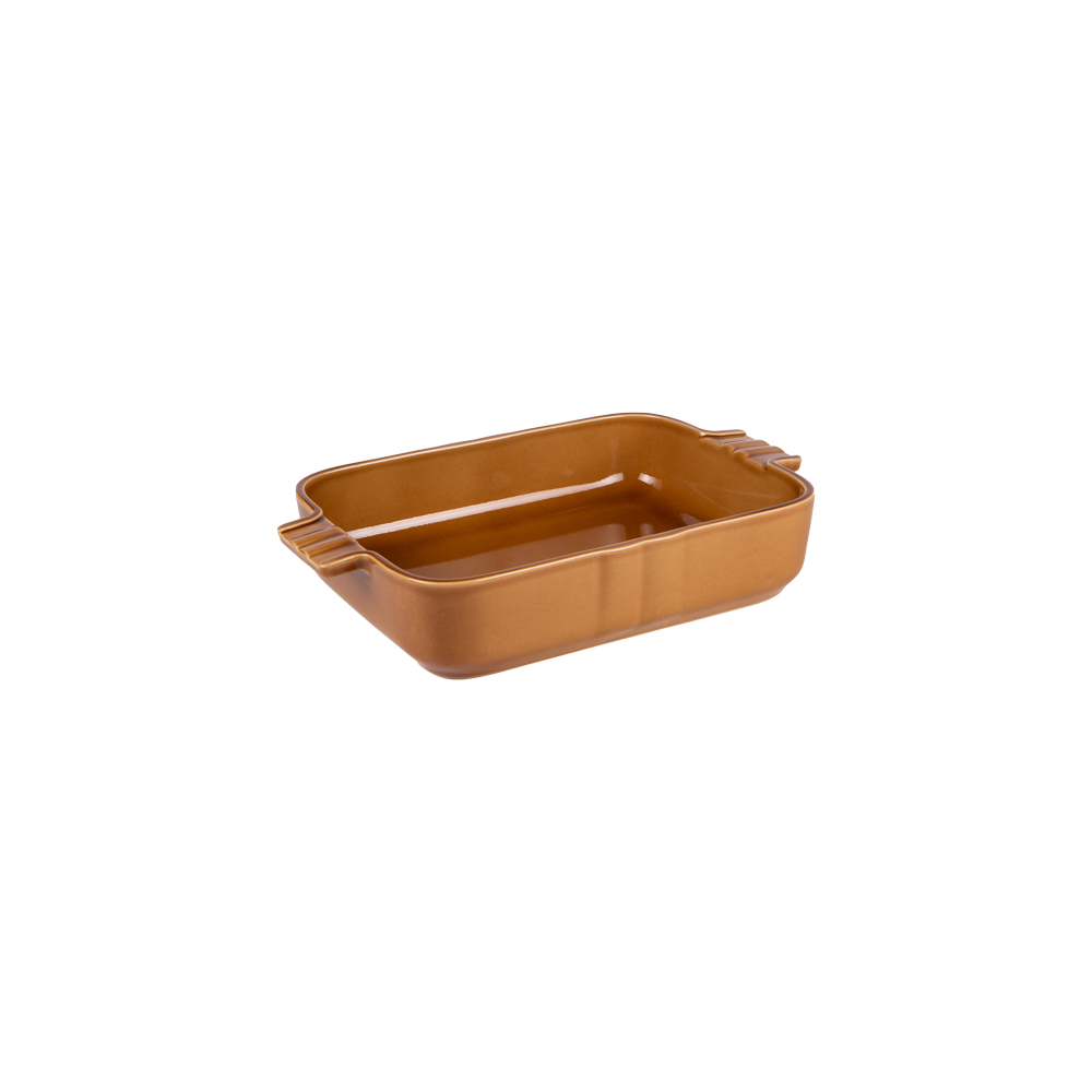 Plat cognac Lourmarin 23x16 cm, TABLE PASSION