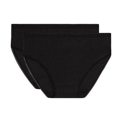Pack of 2 Full Knickers in Cotton DIM