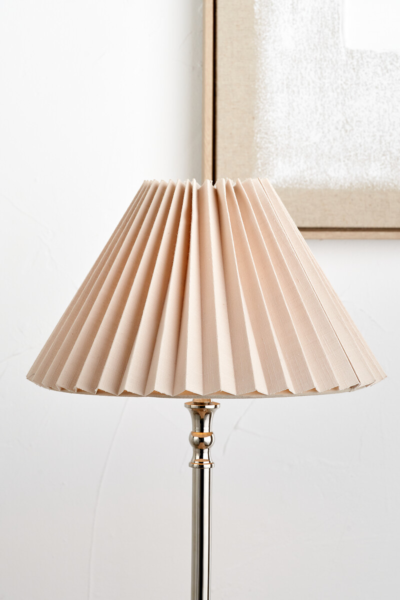 35cm Aria Natural Linen Hard Pleat Tapered Shade, ÉDITÉ