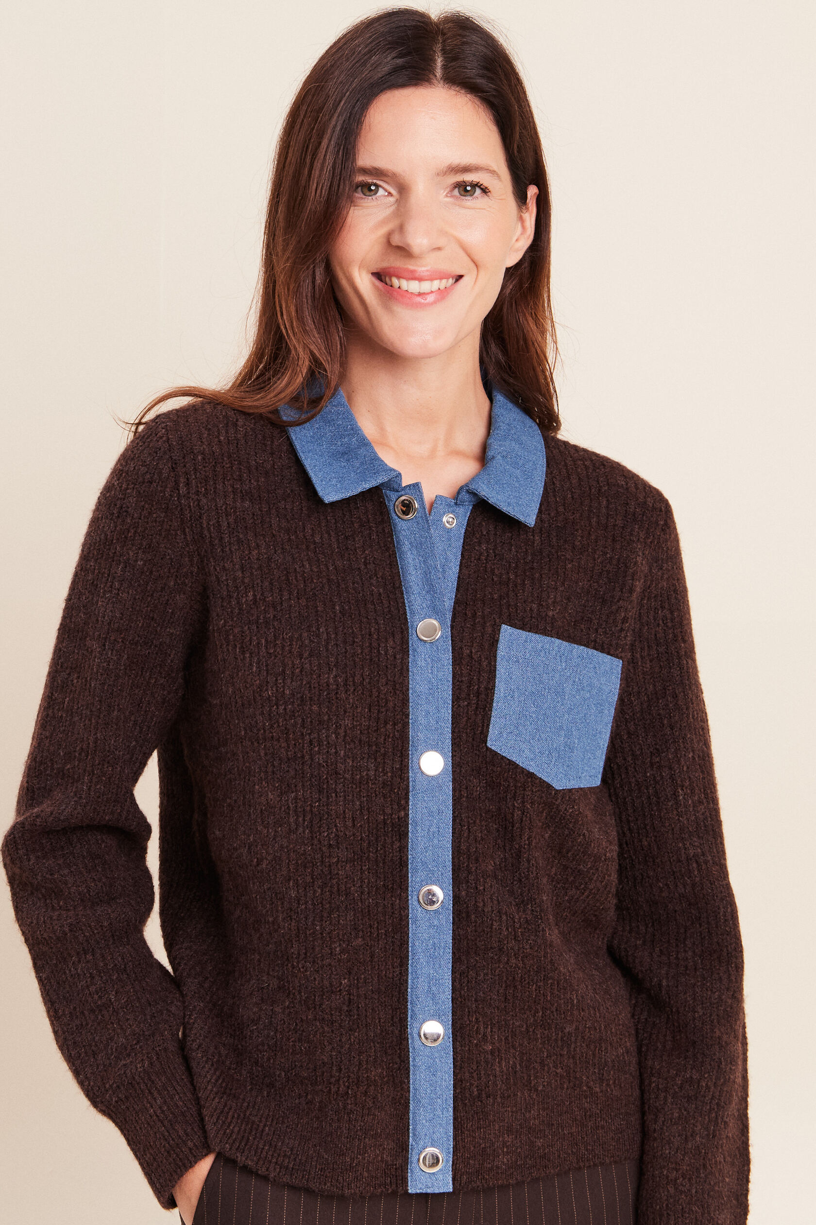 Veste col chemise manches longues, BREAL